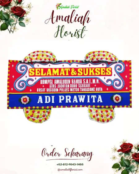 Papan Bunga Ucapan Selamat Blok M